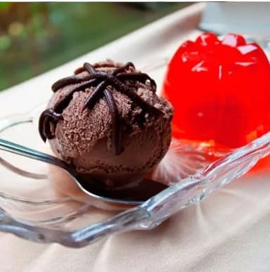Gelatina con Helados