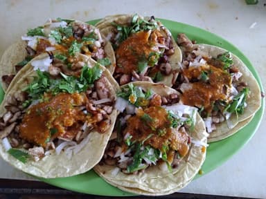 TACO DE CHORIZO
