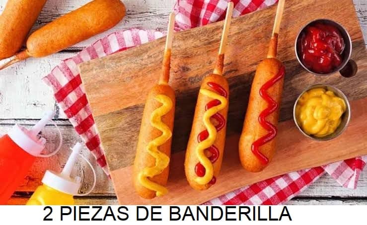 Banderillas de Salchicha 2 Piezas