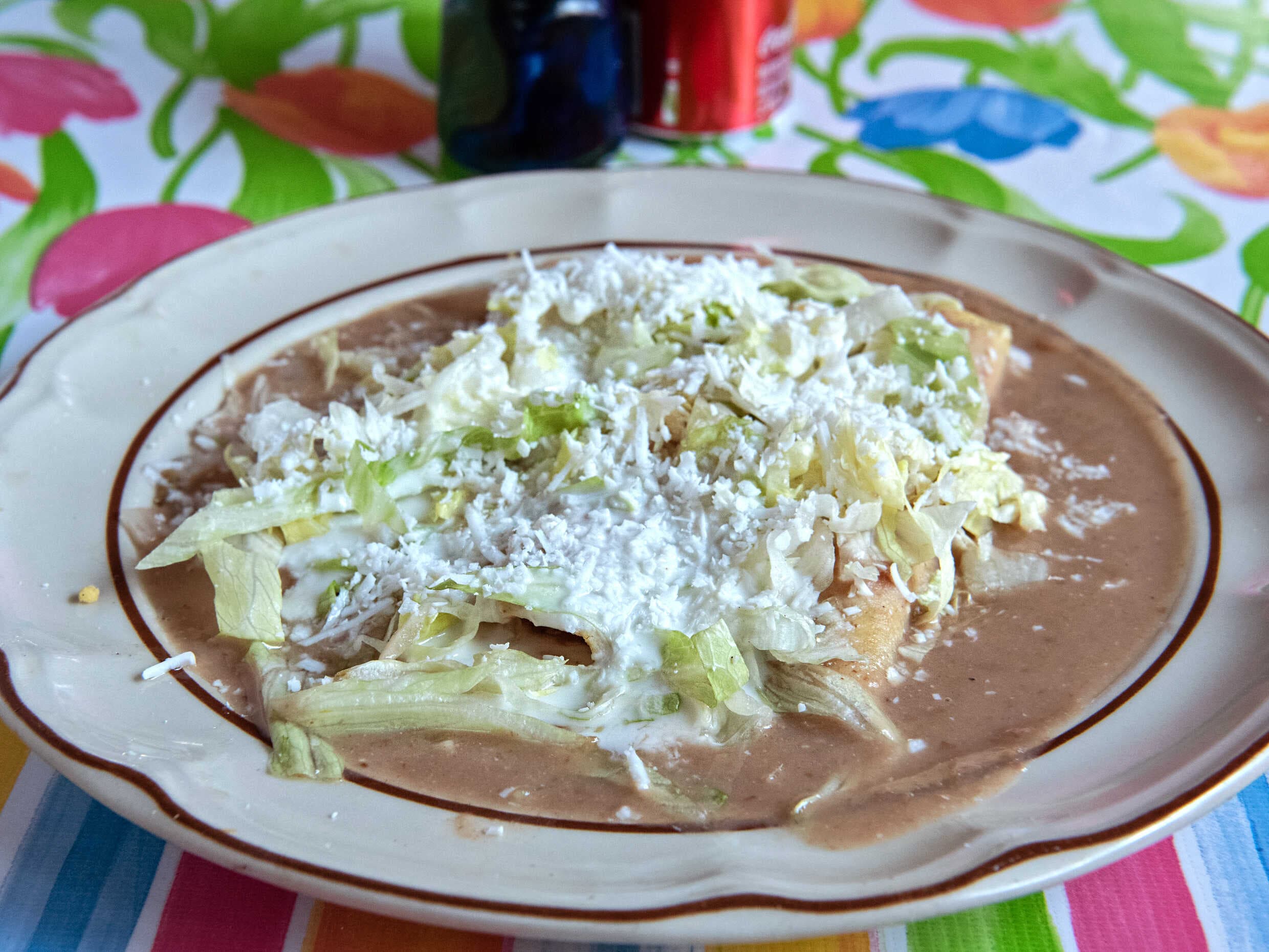 Enfrijoladas de 3