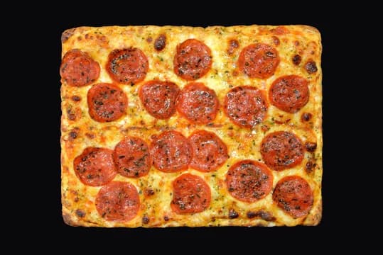 🆕🍕GRANPROMO: Pizza Cuadrada MEDIANA 4 porciones