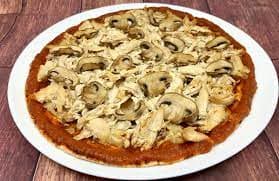 Pizza Clásica Personal Pollo y Champiñones