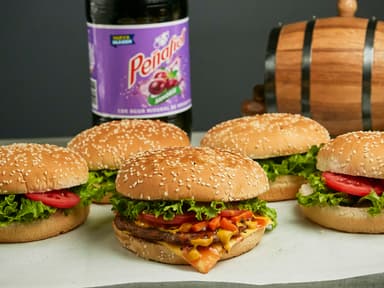 5 Hamburguesas Clasicas + Refresco de 2 Lts