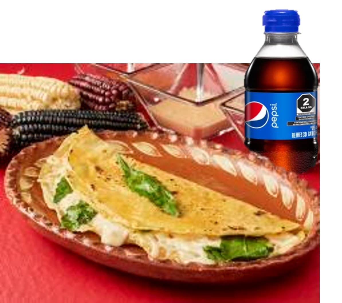 Combo 2🇲🇽: Quesadilla + Refresco