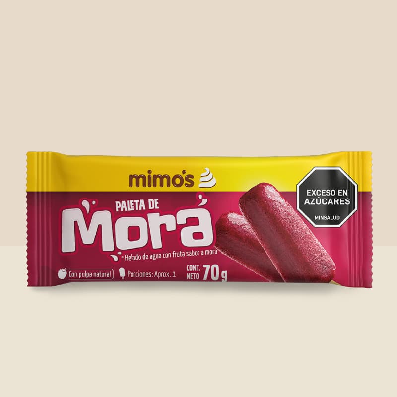 Paleta fruta Mora