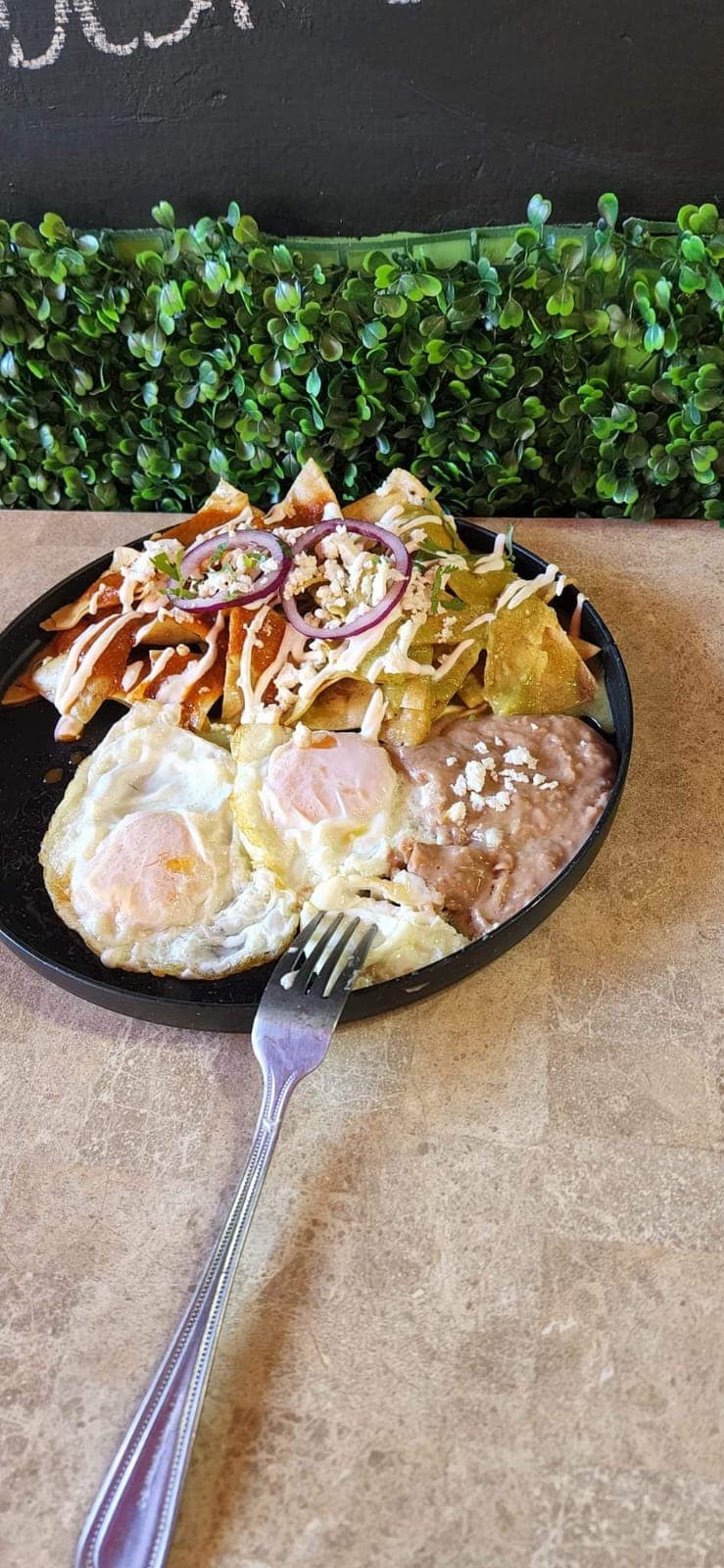 Chilaquiles con Huevo