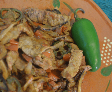Bisteck a la mexicana
