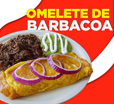 Omelette con Barbacoa