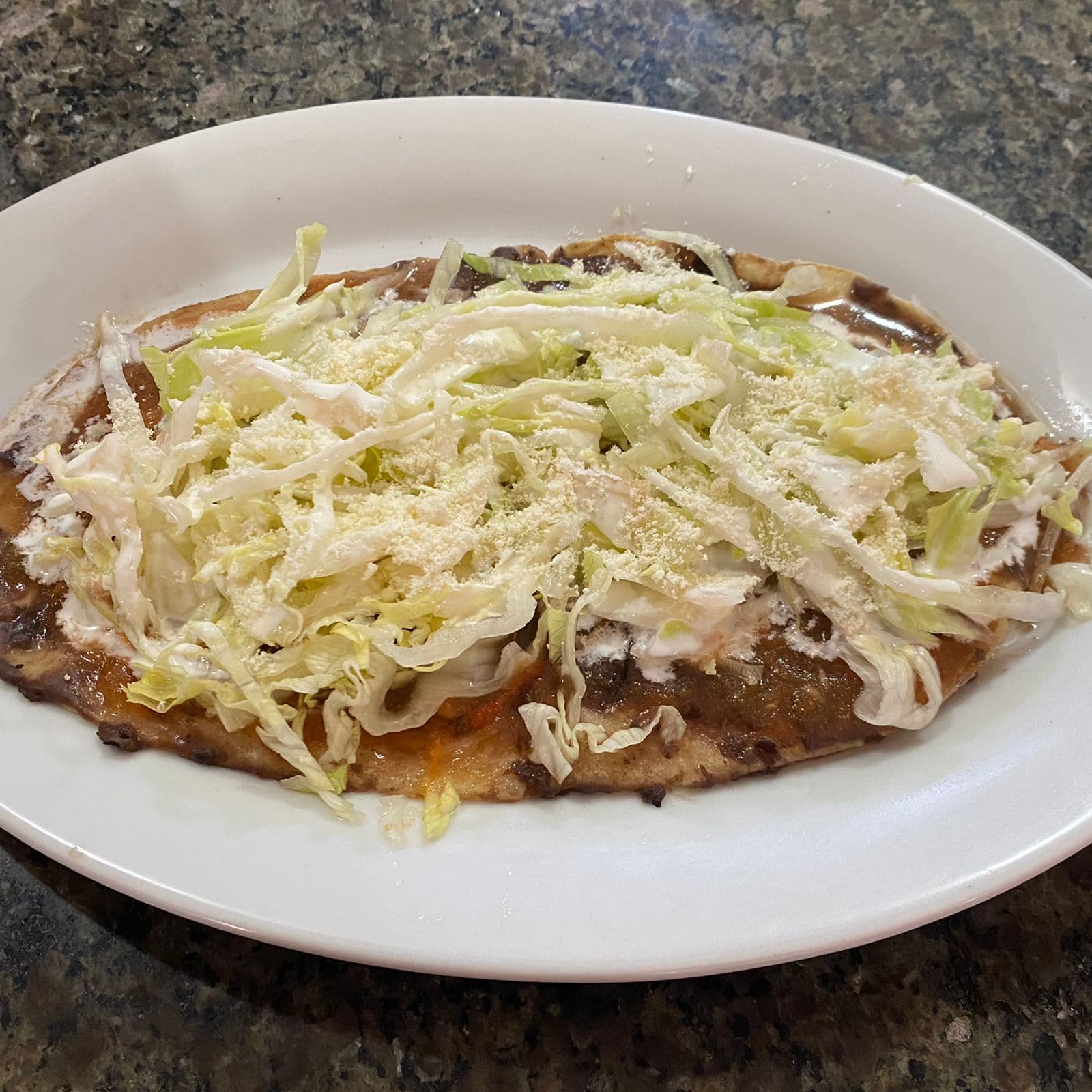 Huarache Preparado Con Longaniza