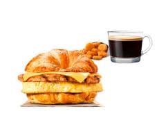 Combo. Croissanwich Huevo Queso y Salchicha