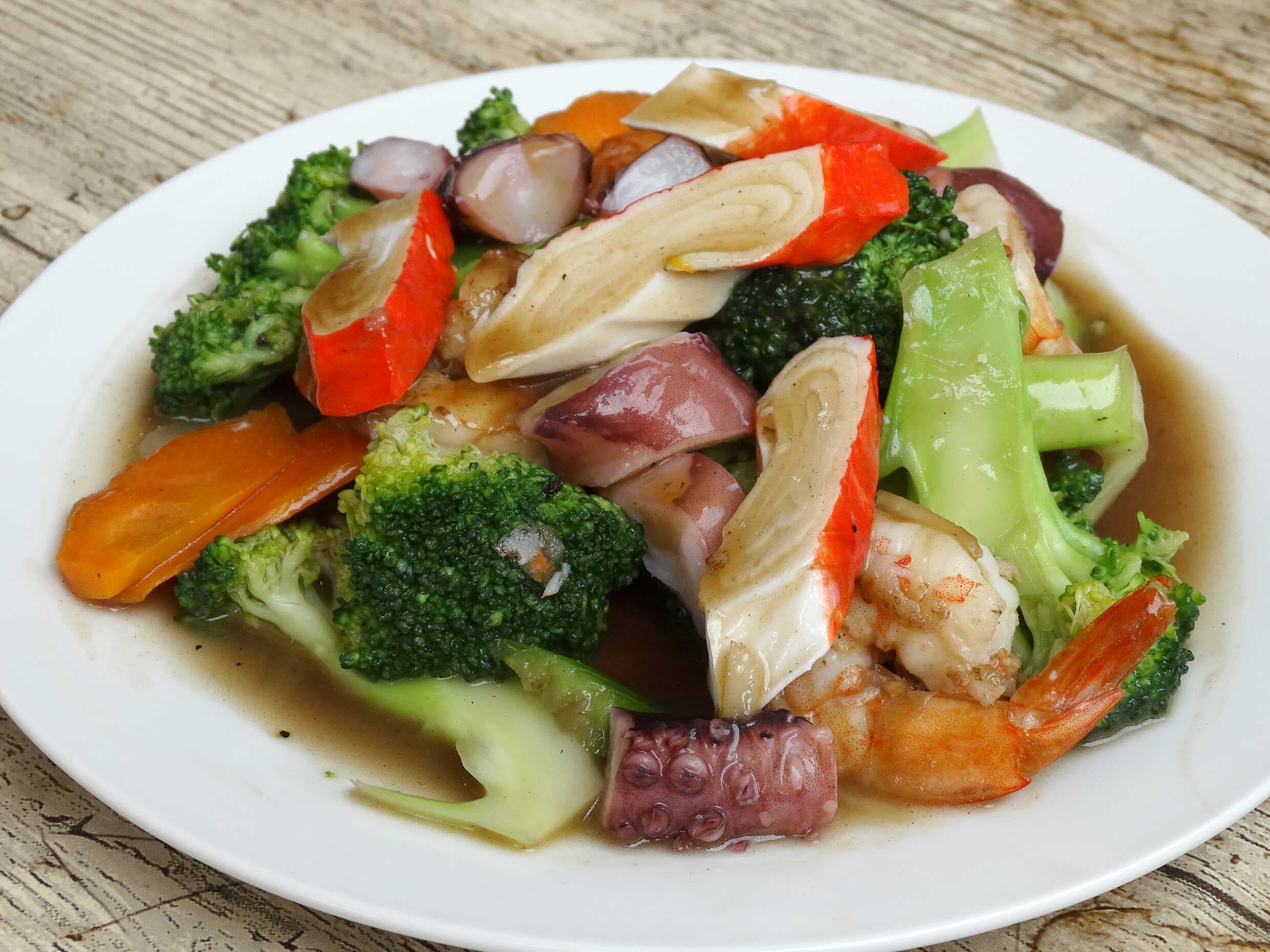 Combinación de Mariscos 海鲜杂烩