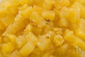 Adición de Piña en Trozos
