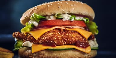 Hamburgesa de Pollo
