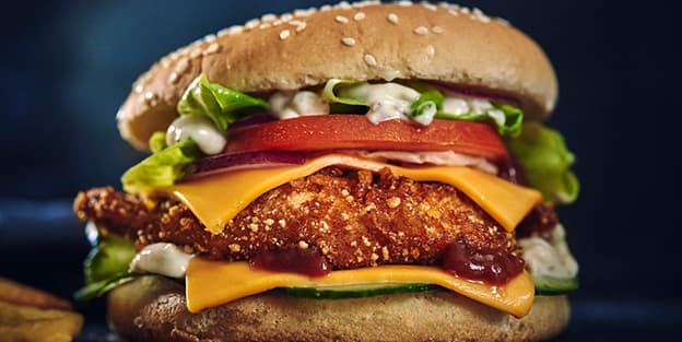 Hamburgesa de Pollo