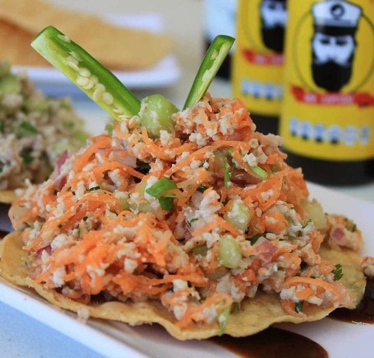 Tostada de Ceviche de Sierra