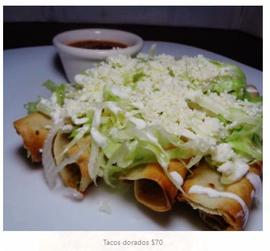 Orden de Tacos Dorados