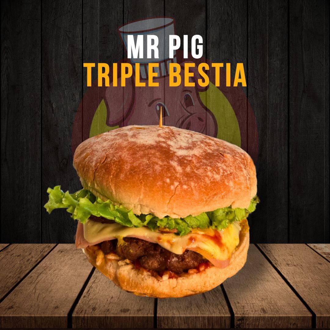 Hamburguesas Triple Bestia