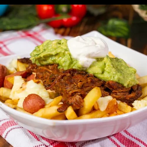 Salchipapa Ropa Vieja