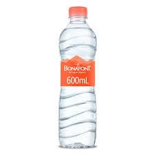 Agua Natural Bonafont (600 Mililitros)