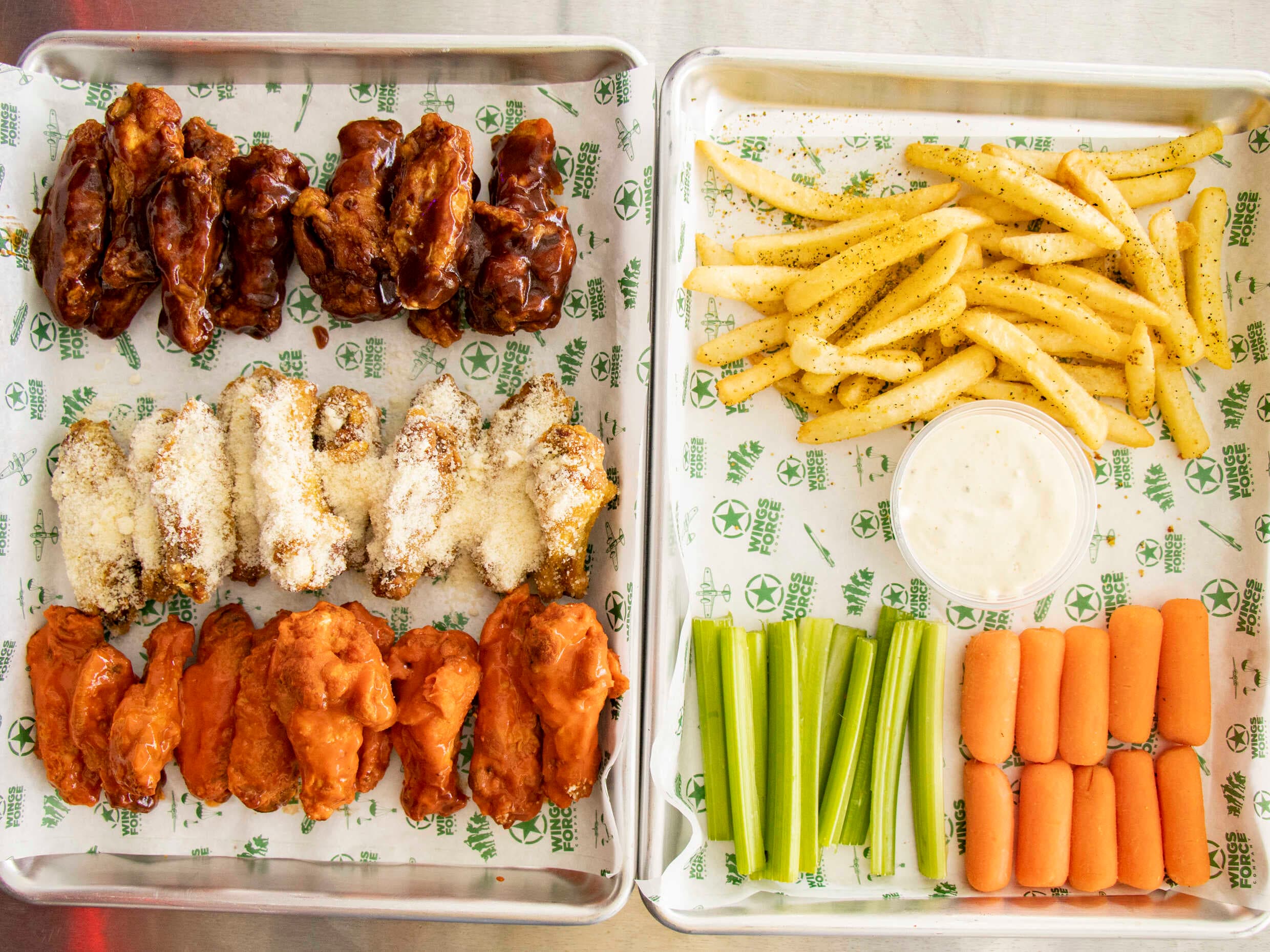 Combo 30 alitas + papas
