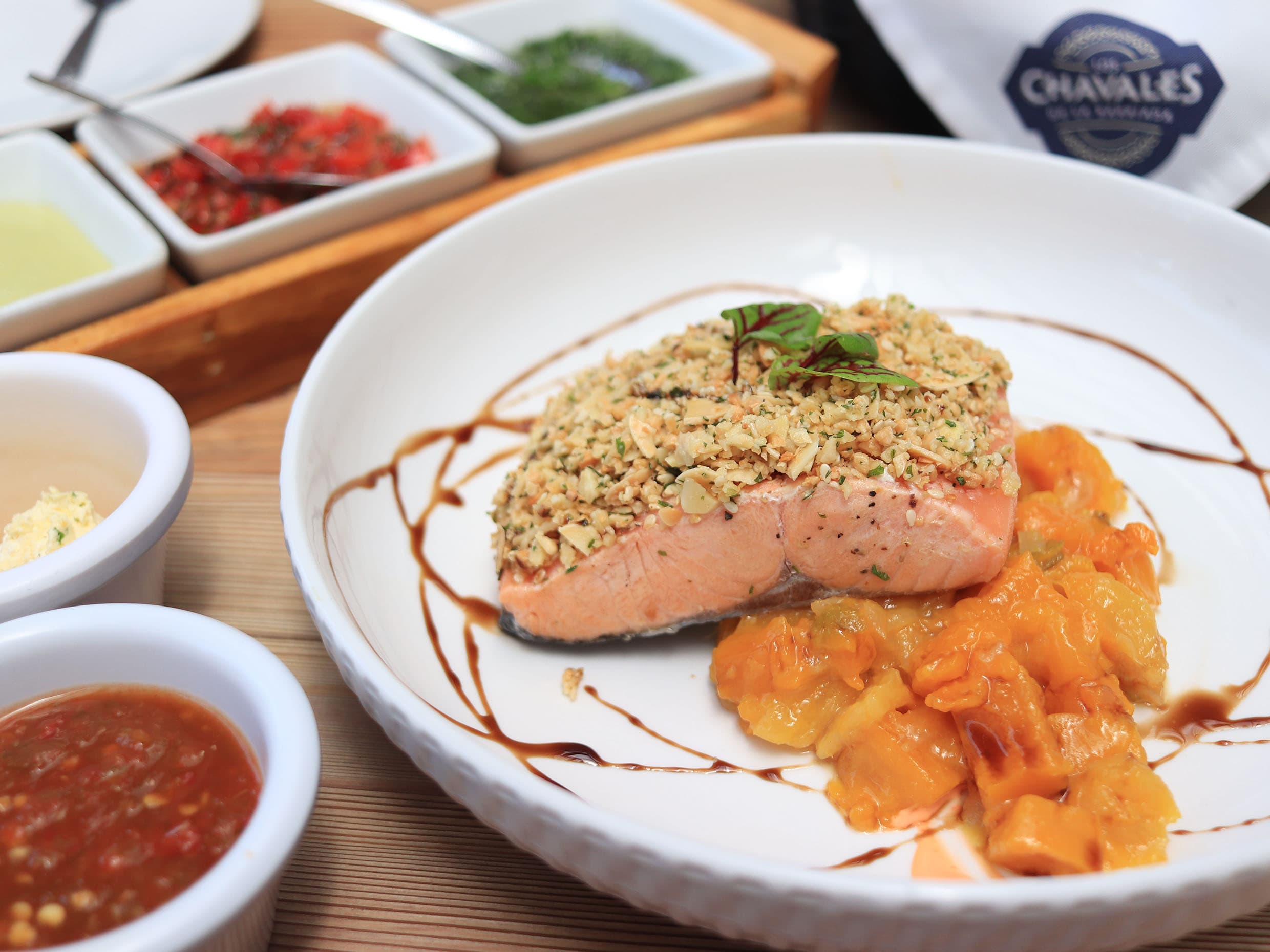 Salmon Crujiente de Almendras
