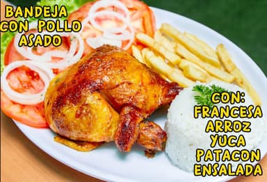 Bandeja con Pollo