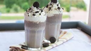 Malteada de cookies and cream