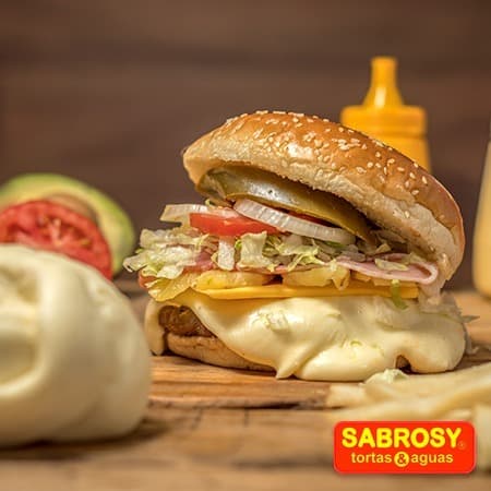 Hamburguesa con Queso Asadero