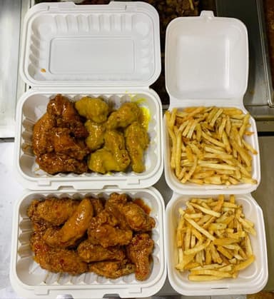 Combo 25 Alitas + Papas a la Francesa