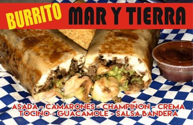 Combo-Burrito Mar y Tierra + Soda Pepsi
