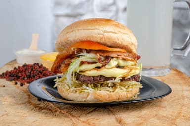 Hamburguesa Pollo Especial.