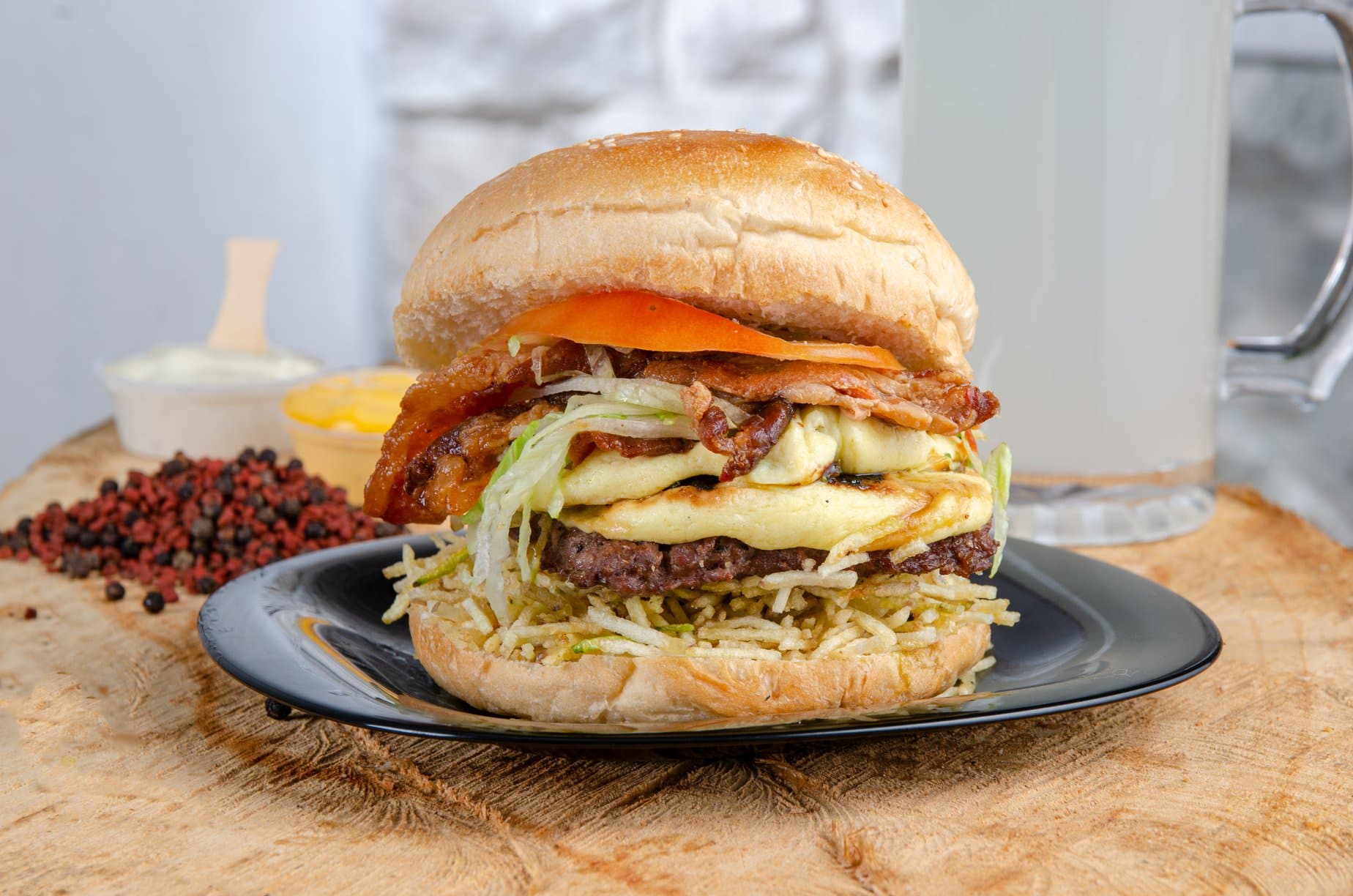 Hamburguesa Pollo Especial.