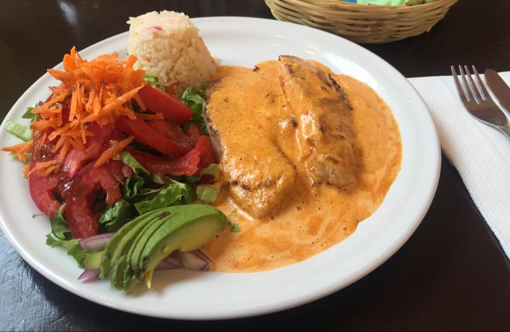 Pescado en Salsa de Chipotle