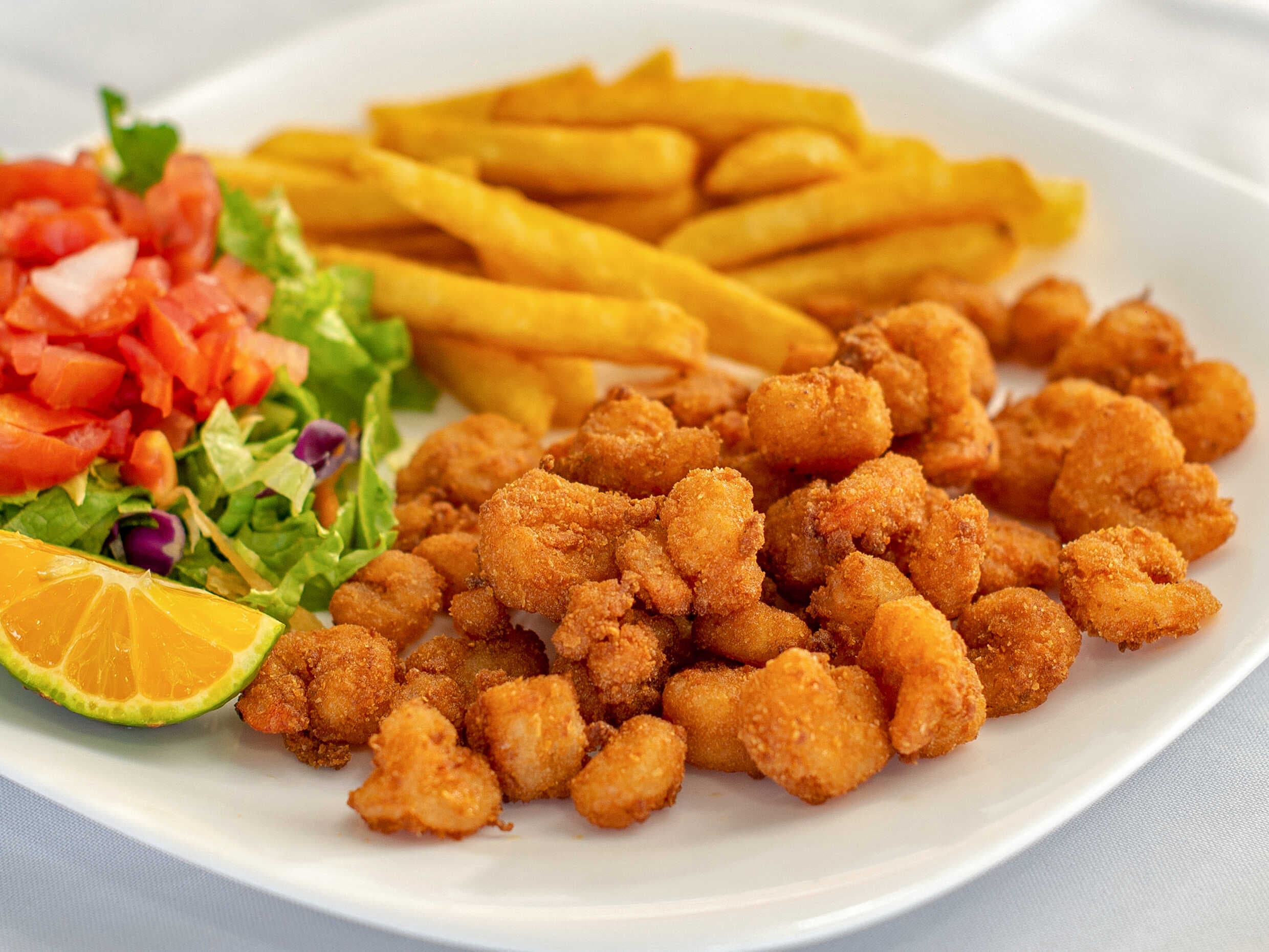Camarones Empanizados Pequeños