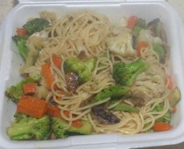 Pasta Vegetariana al Olio D'Oliva