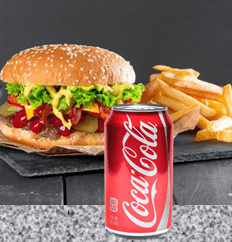 Combo Pato "Sencilla + Papas + Coca Cola"