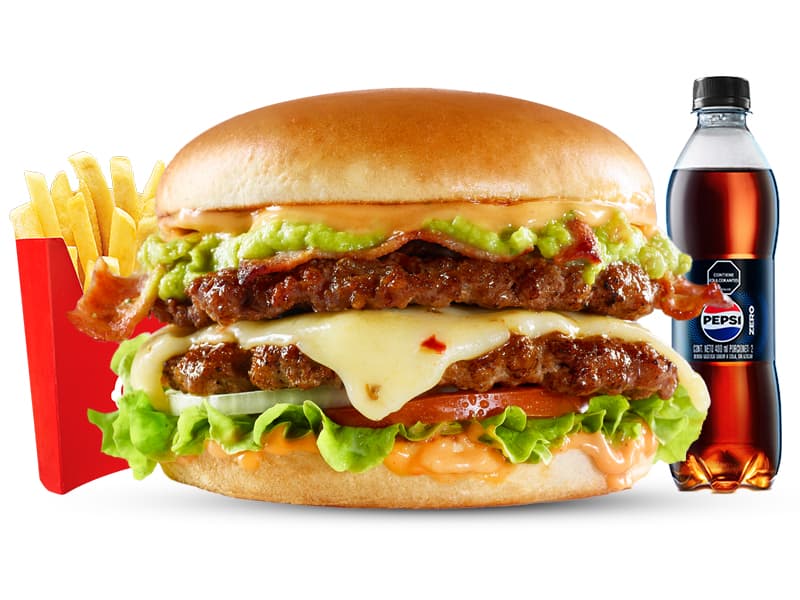 Combo Hamburguesa Suprema