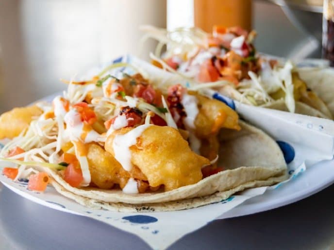 Taco de Camarón Empanizado
