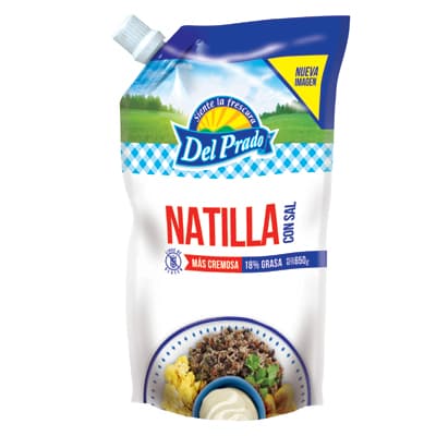 Natilla con Sal Del Prado Doy Pack 650 g