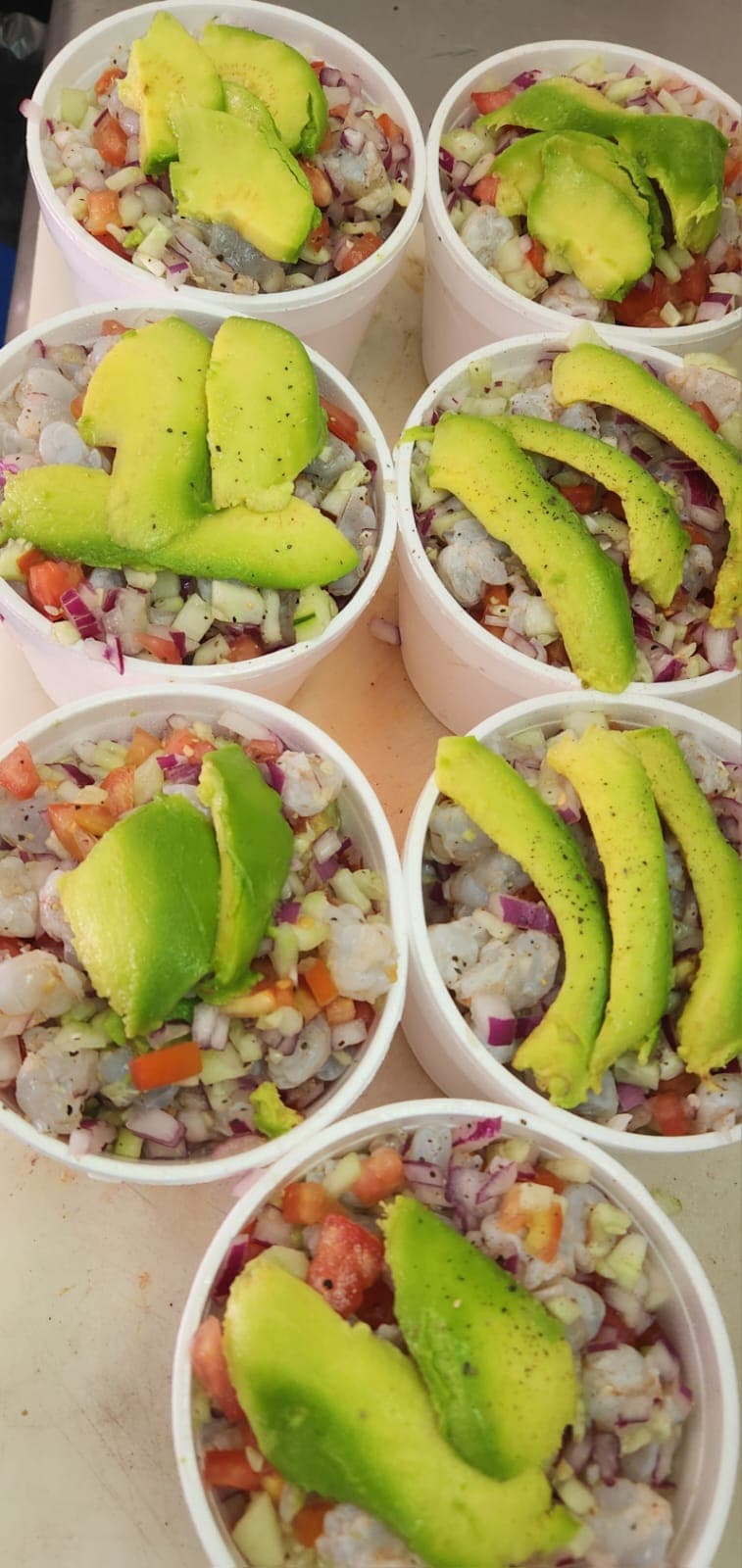 1/2 de Ceviche de Camaron