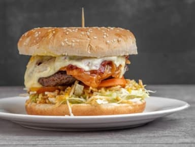 Hamburguesa Sencilla de Res en Promo