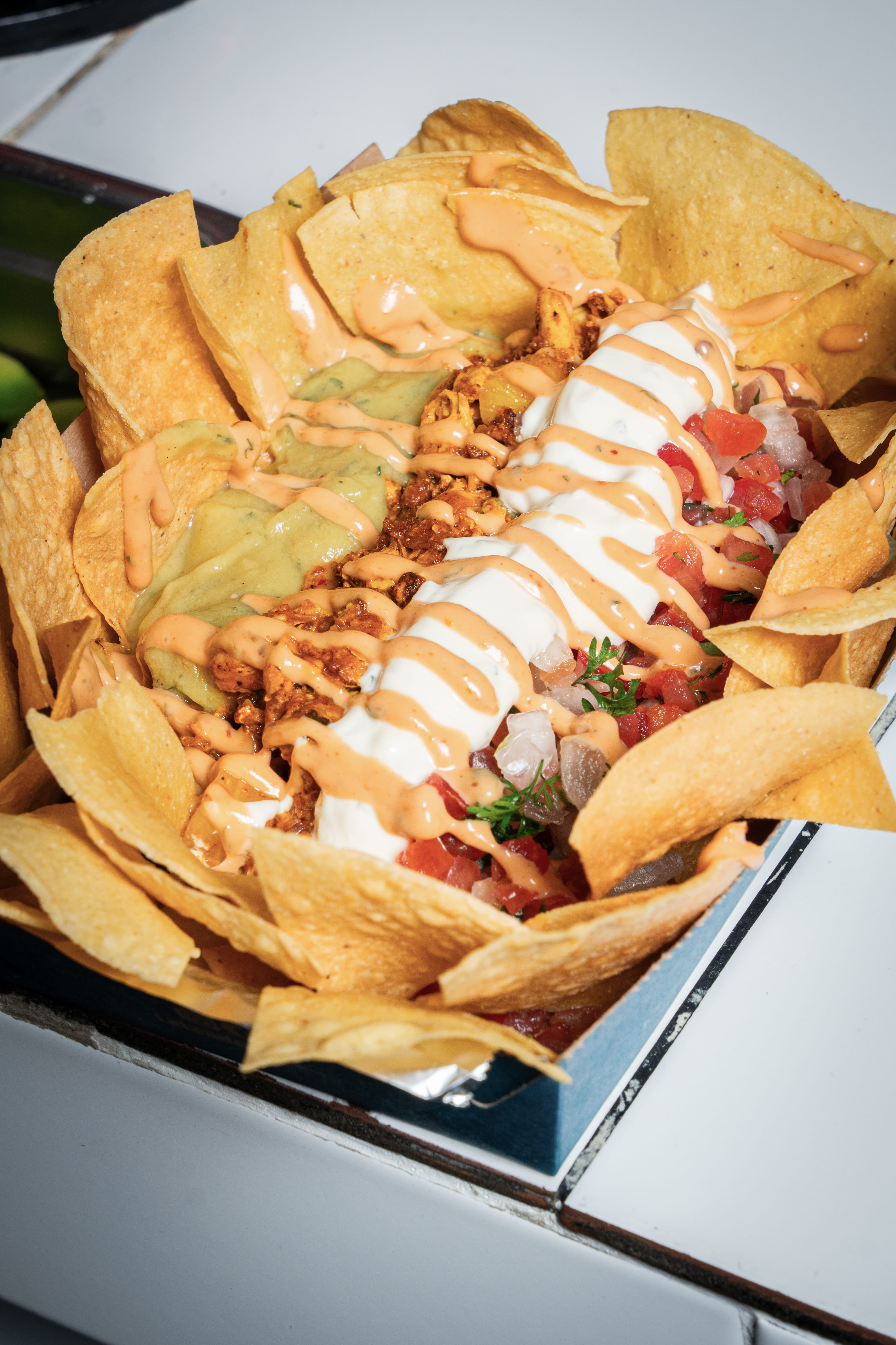 Nachos al Pastor de Cerdo