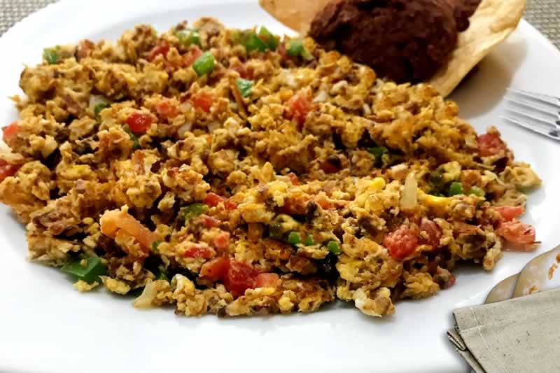 Machaca de Res a la Mexicana