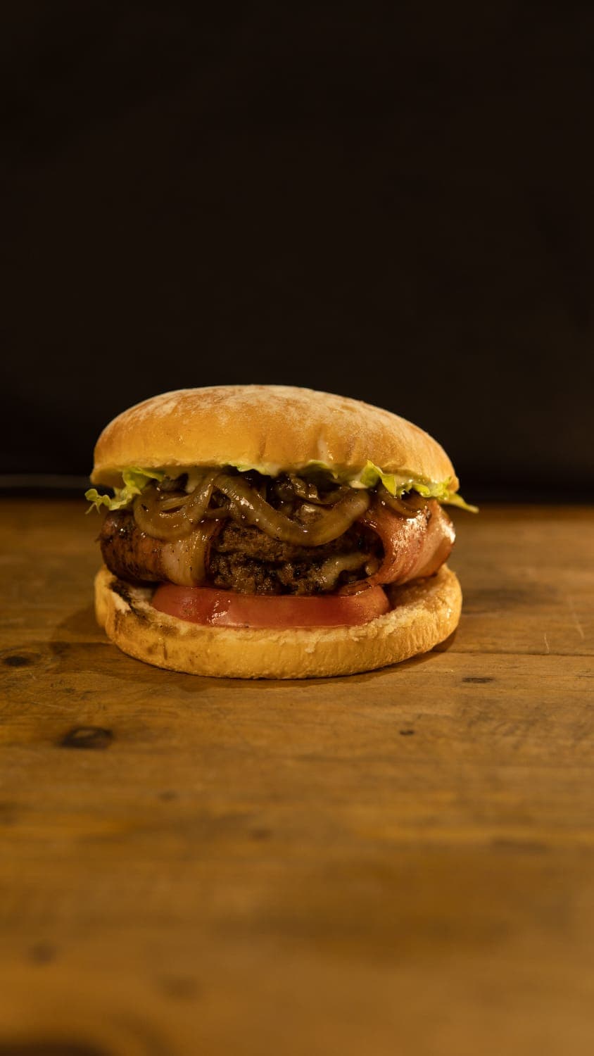 Bacon Burger + Papas + Gaseosa 250ml