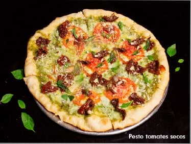 Pizza Pesto Tomates Secos