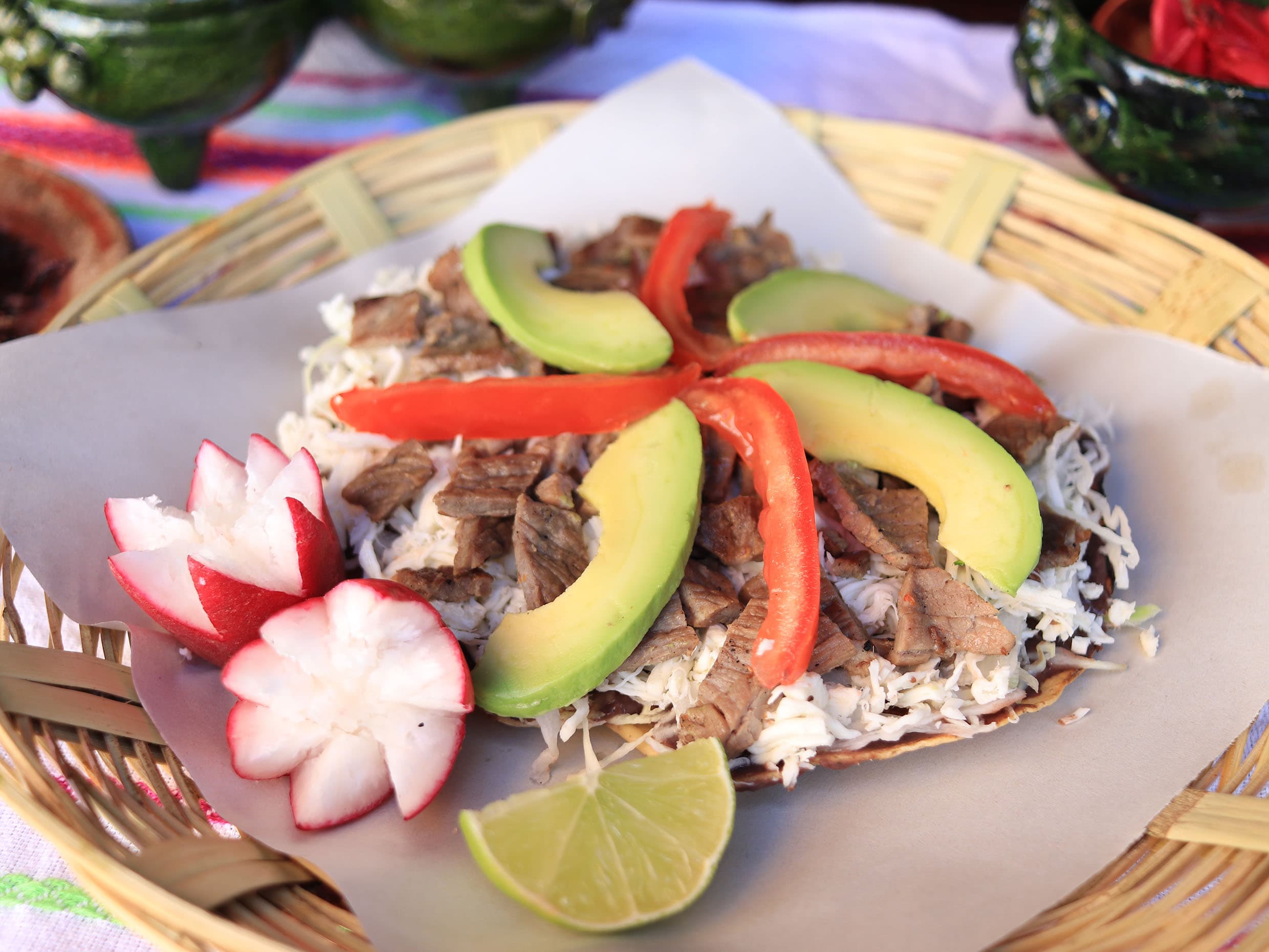 Tostada de tasajo