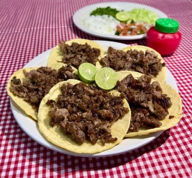 Orden de Tacos de Maíz Suadero 5 pzas