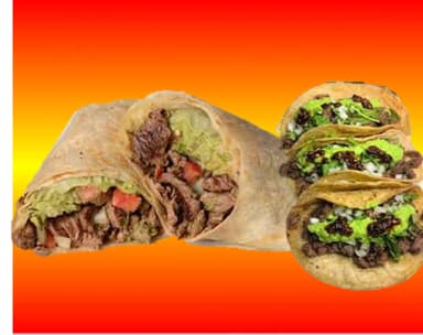 REYCOMBO:  1 Burrito + 3 Tacos a Elegir