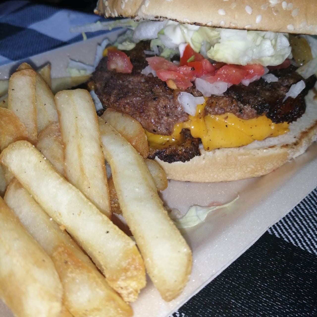 Hamburguesa Queso Manchego
