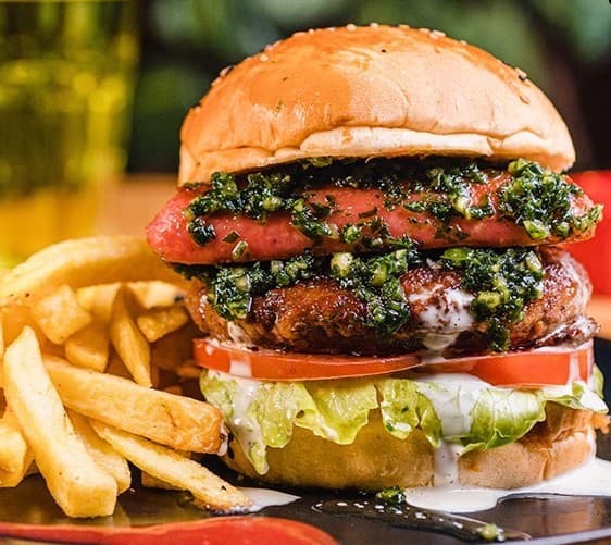 Hamburguesa La Parrillera